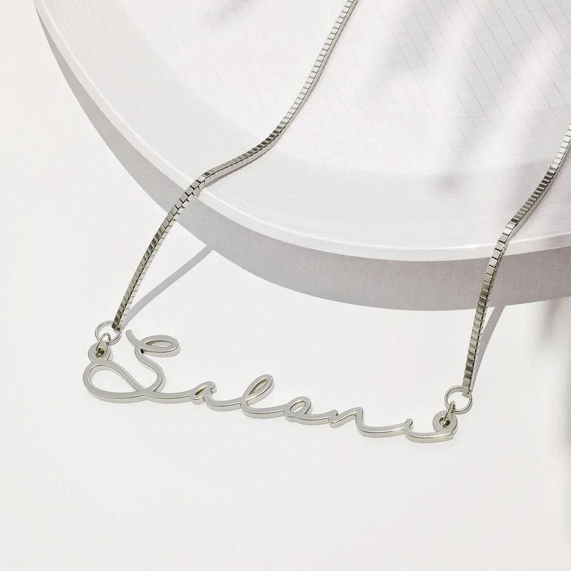The Signature Flow Name Necklace