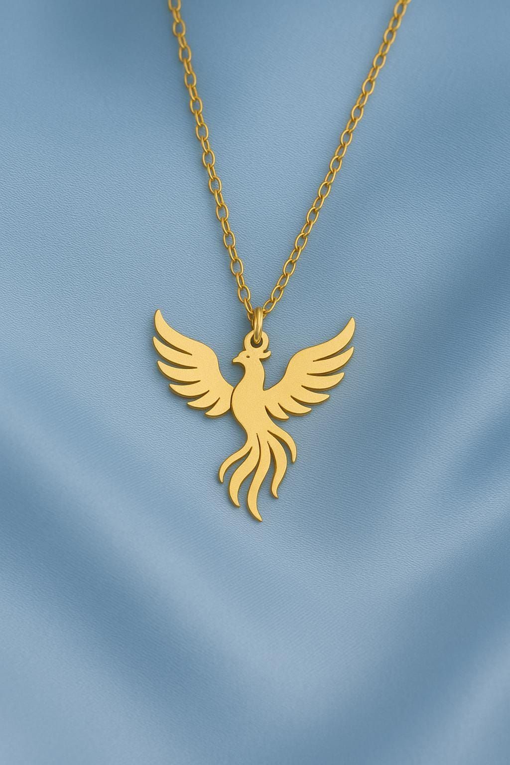 Majestic Phoenix Rising Necklace