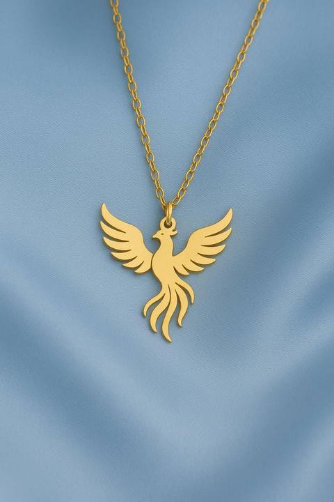 Majestic Phoenix Rising Necklace