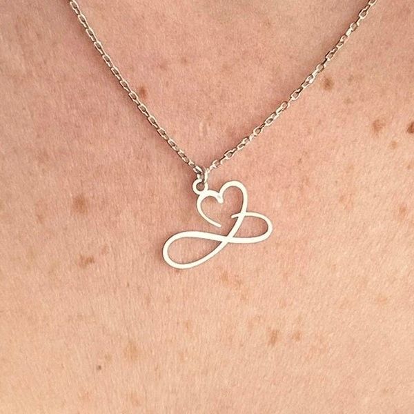 Infinity Heart Necklace - Image 1