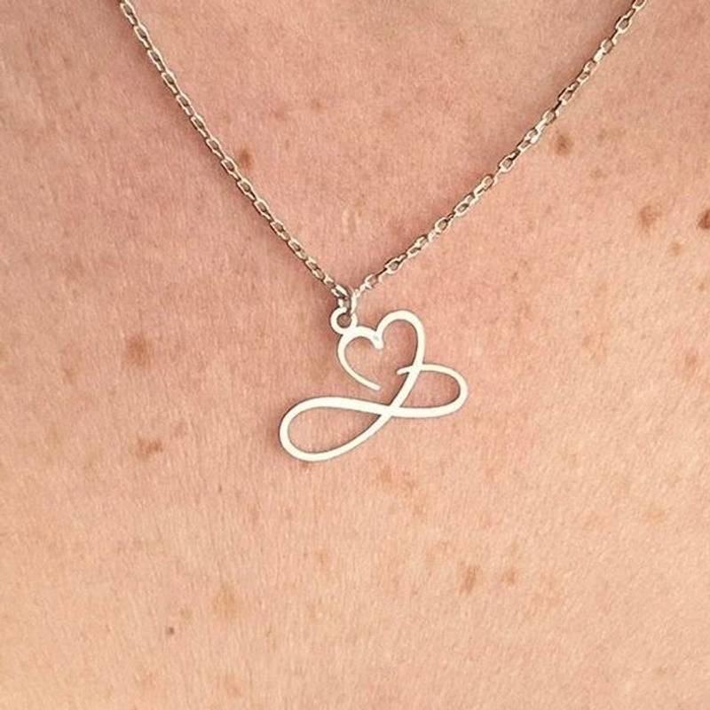 Infinity Heart Necklace - 1