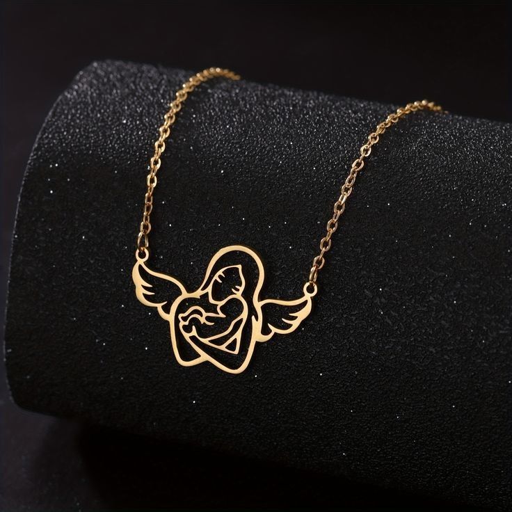 Angel Wings Mother & Baby Necklace