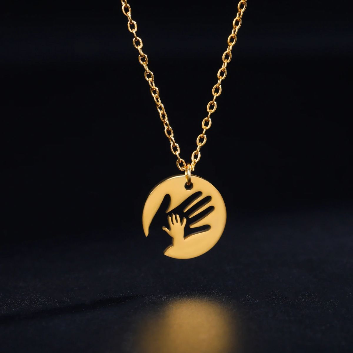 Parent & Child Hand Connection Necklace