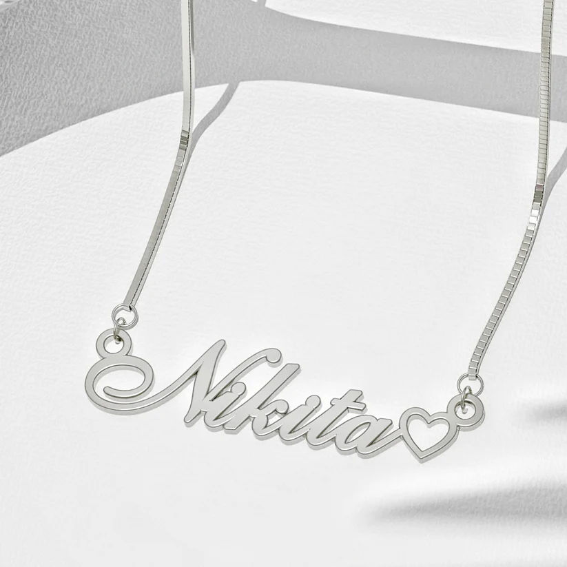 Heart Name Necklace thumbnail 2