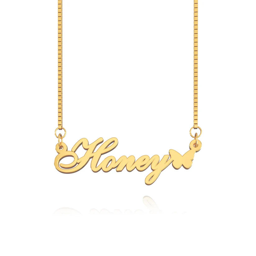 The Butterfly Dream Name Necklace thumbnail 2