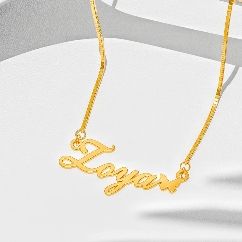 The Butterfly Dream Name Necklace