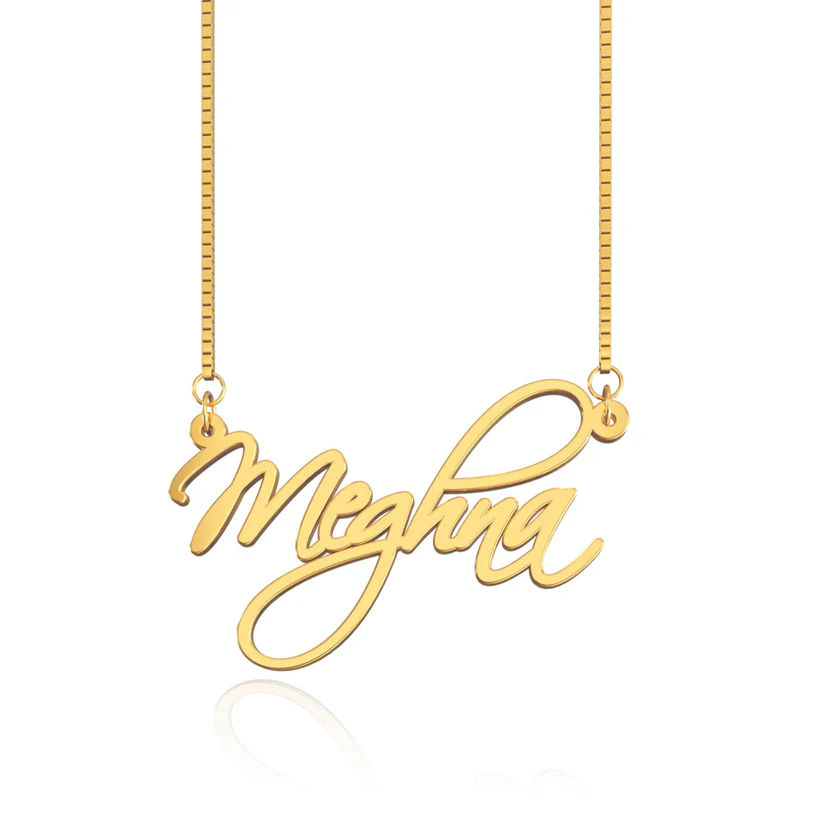 Signature Script Name Necklace - 3