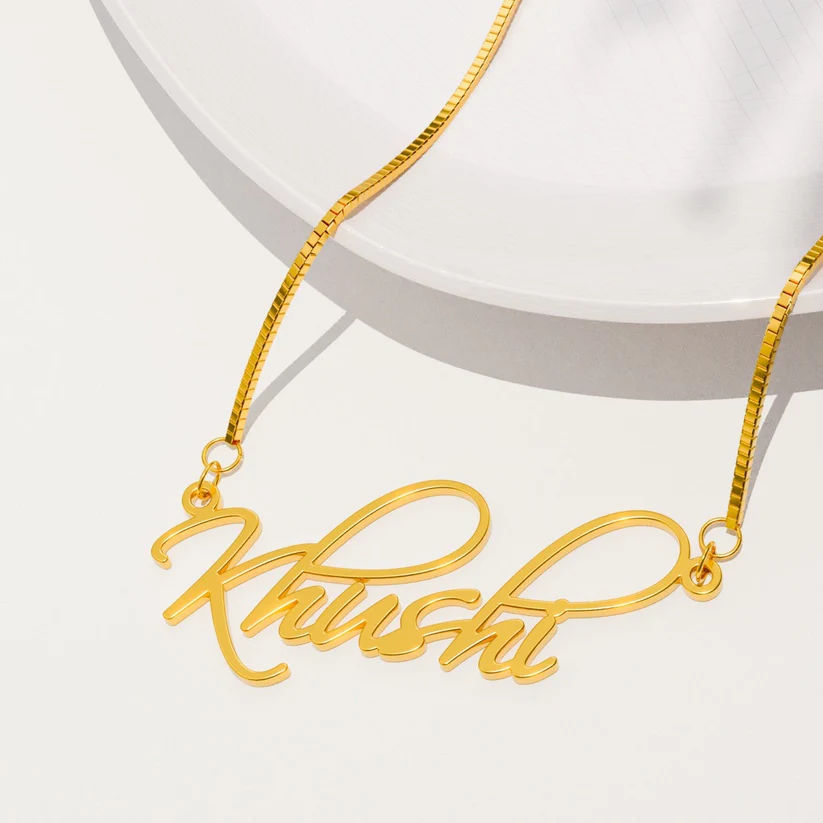 The Elegant Script Name Necklace