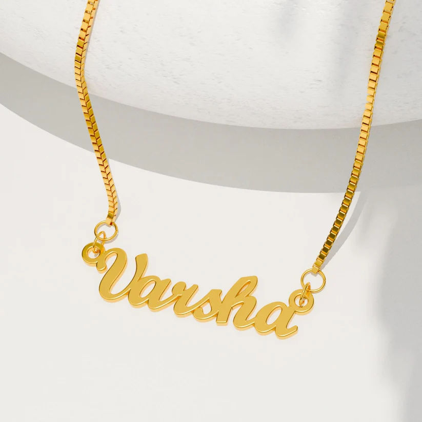 The Regular Script Name Necklace - Image 1