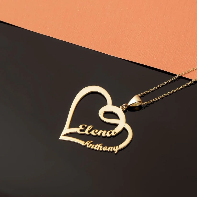 The Infinite Love Dual Name Necklace thumbnail 3