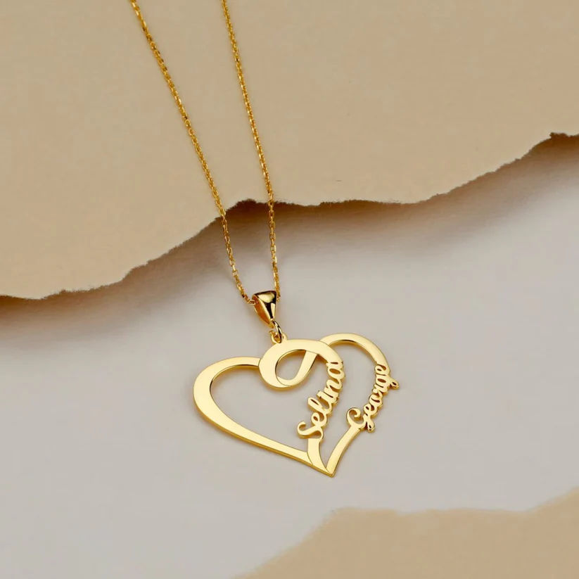 The Infinite Love Dual Name Necklace - Image 1