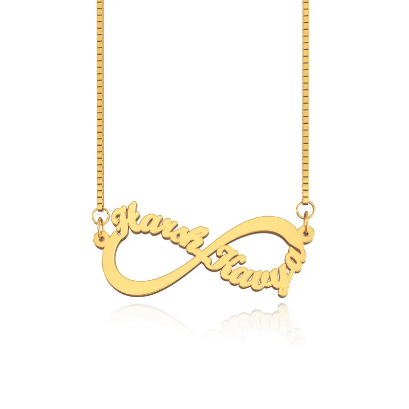 Infinity Bond Personalized Name Necklace - 2