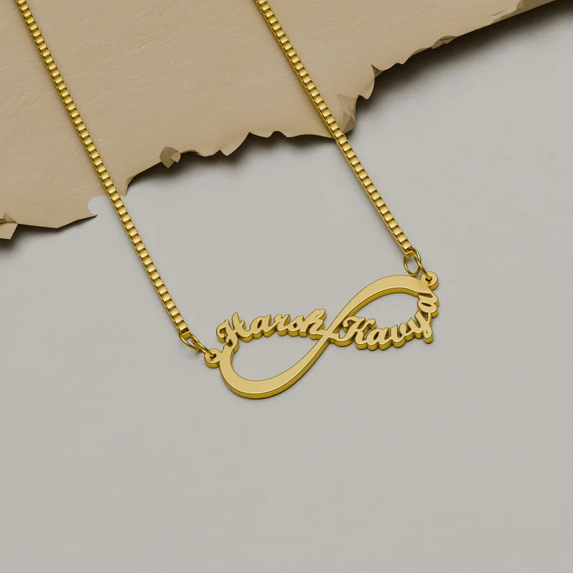The Forever Bond Infinity Name Necklace