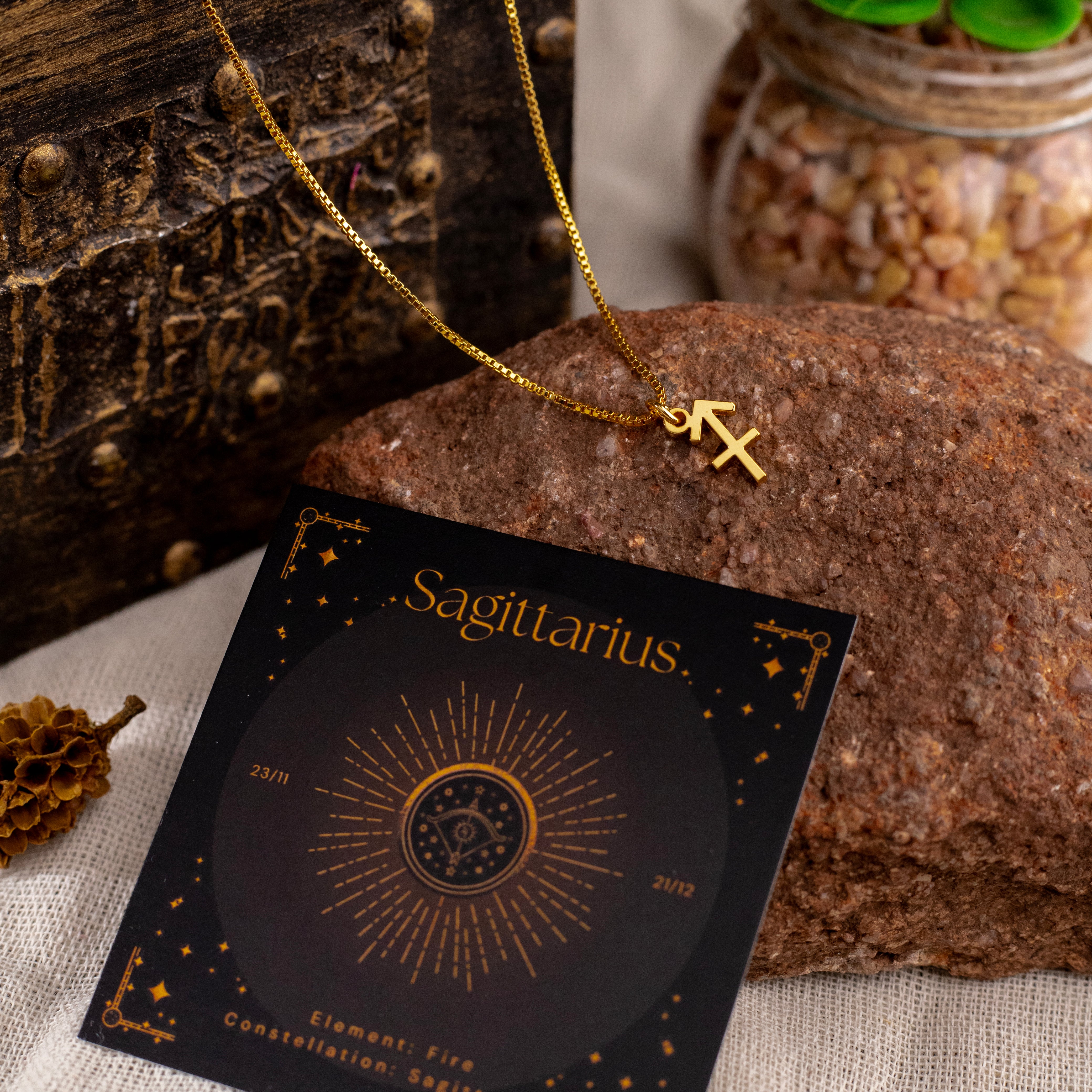 Zodiac Sign Necklace (Sagittarius)