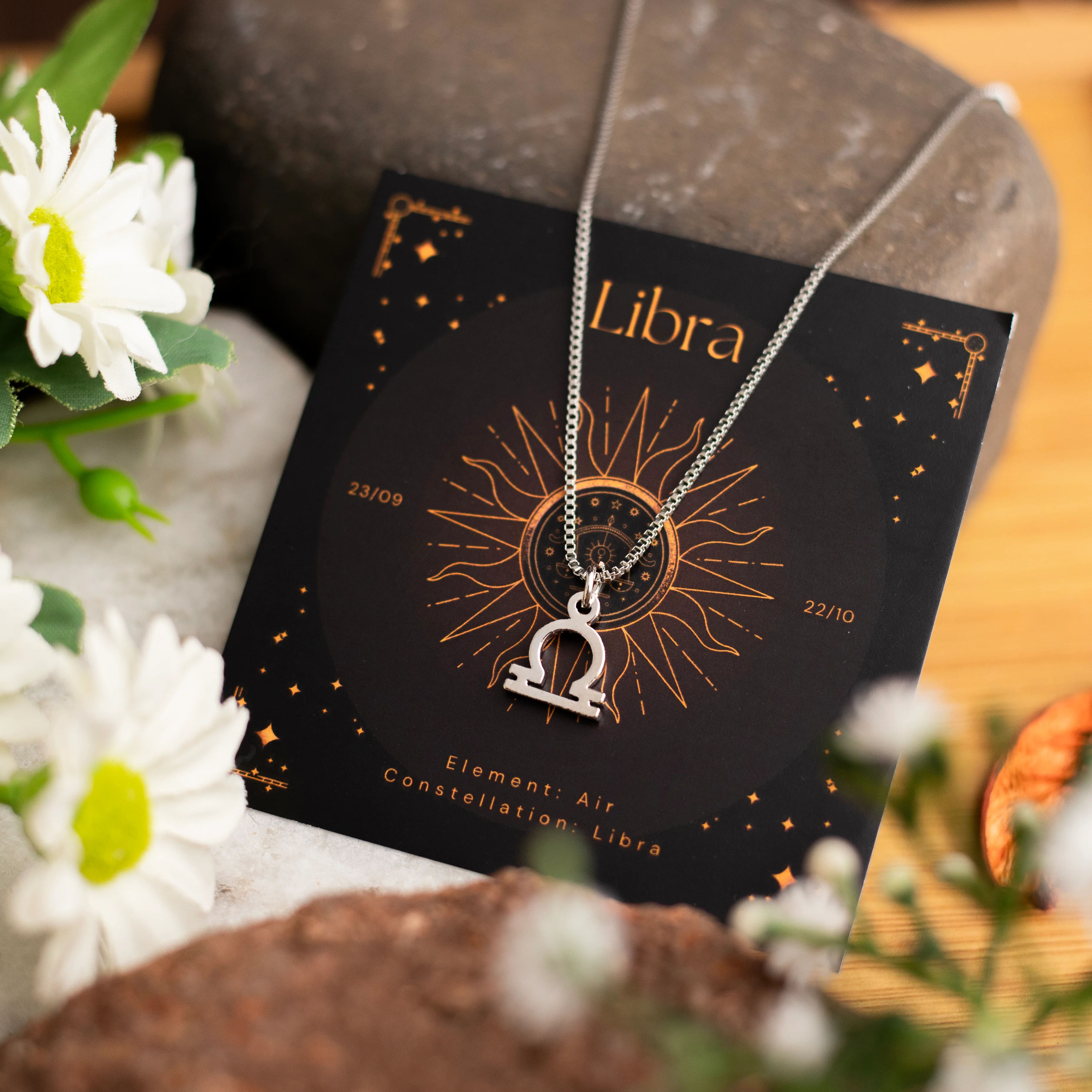 Zodiac Sign Necklace (Libra)