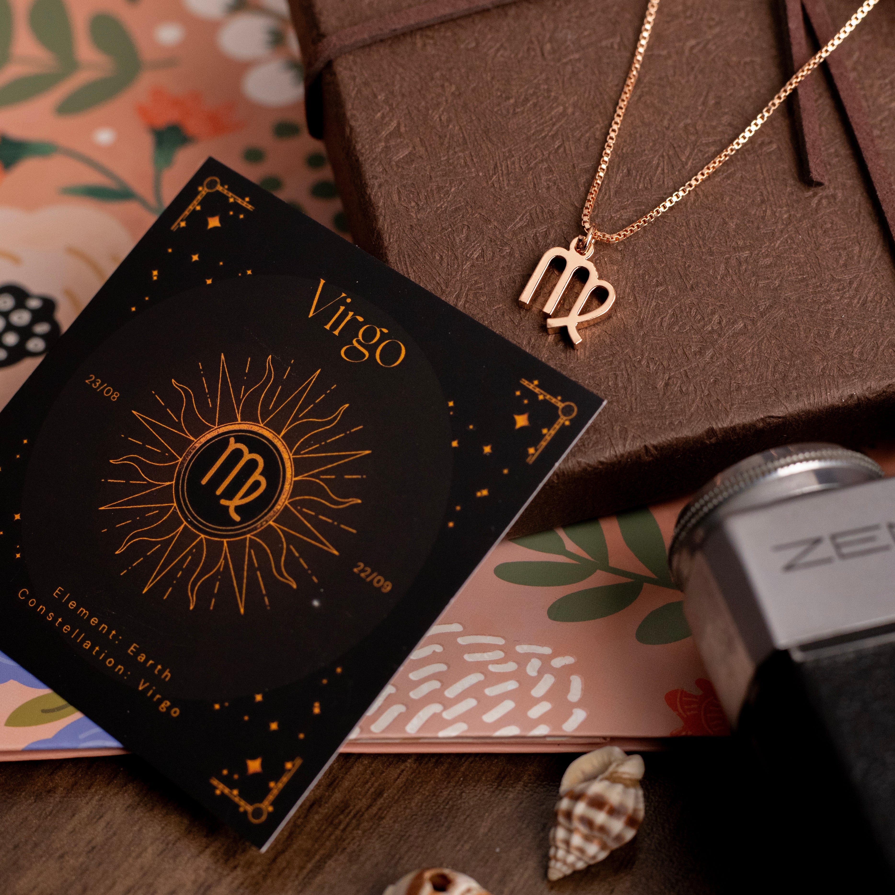Zodiac Sign Necklace (Virgo)