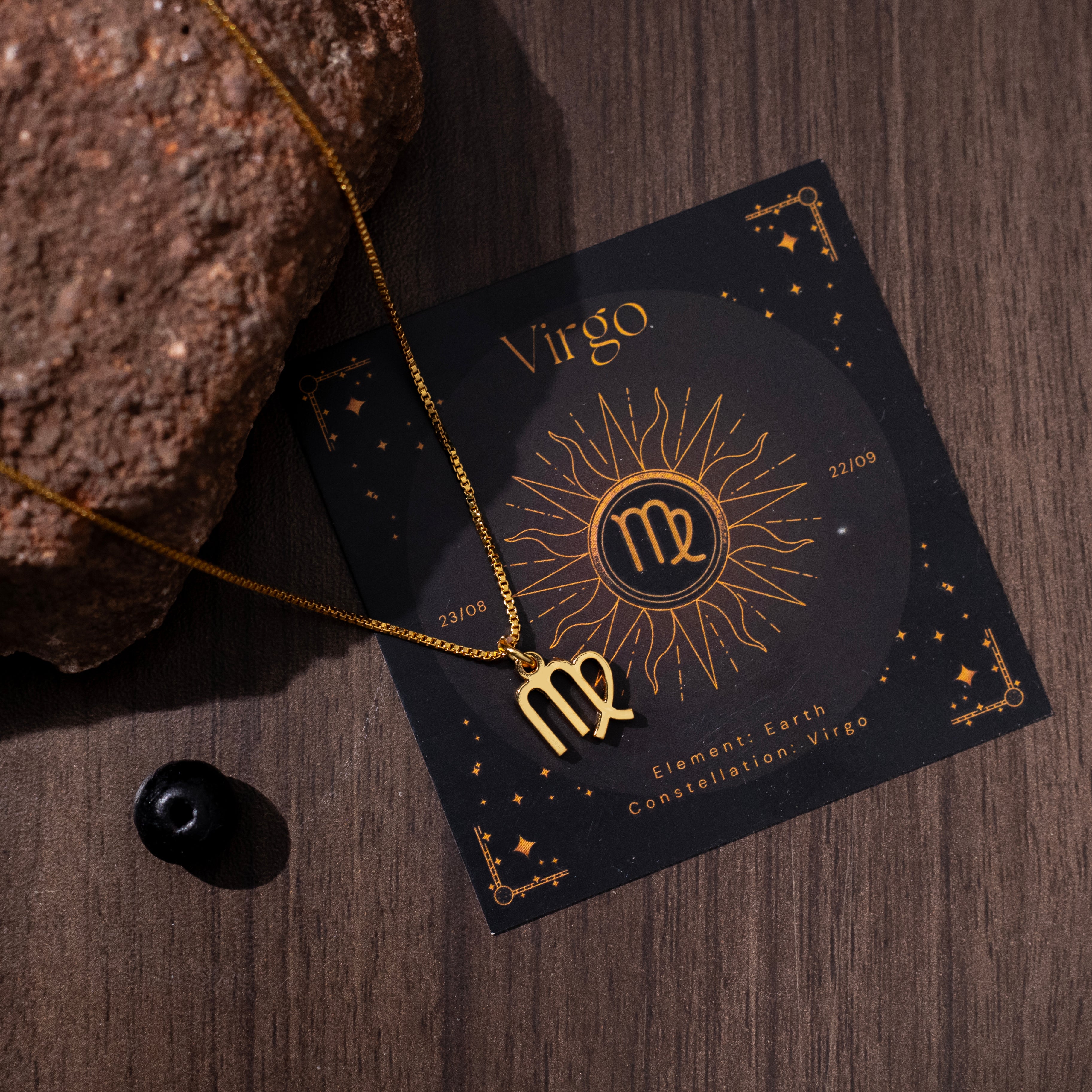 Zodiac Sign Necklace (Virgo) thumbnail 2