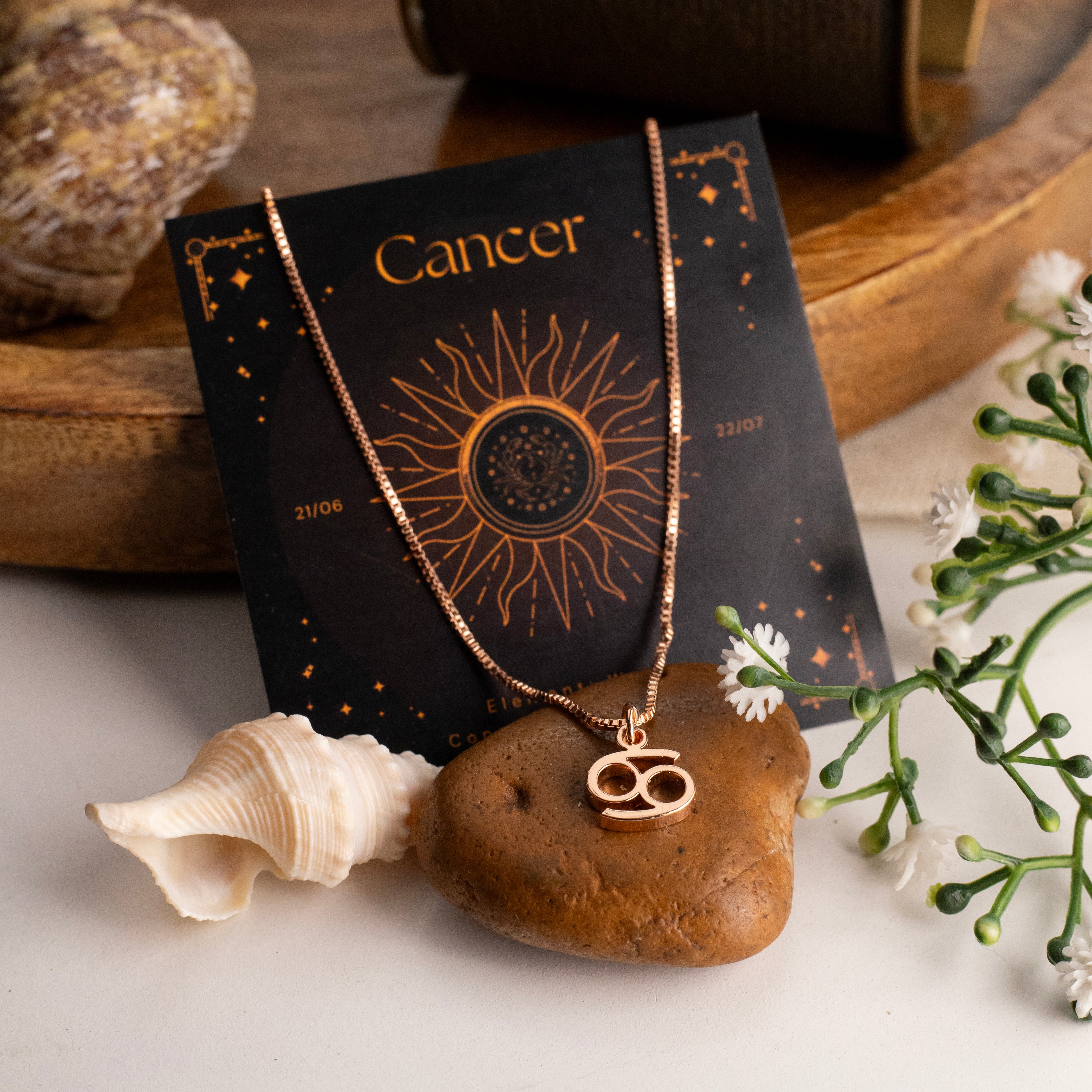 Zodiac Sign Necklace (Cancer)