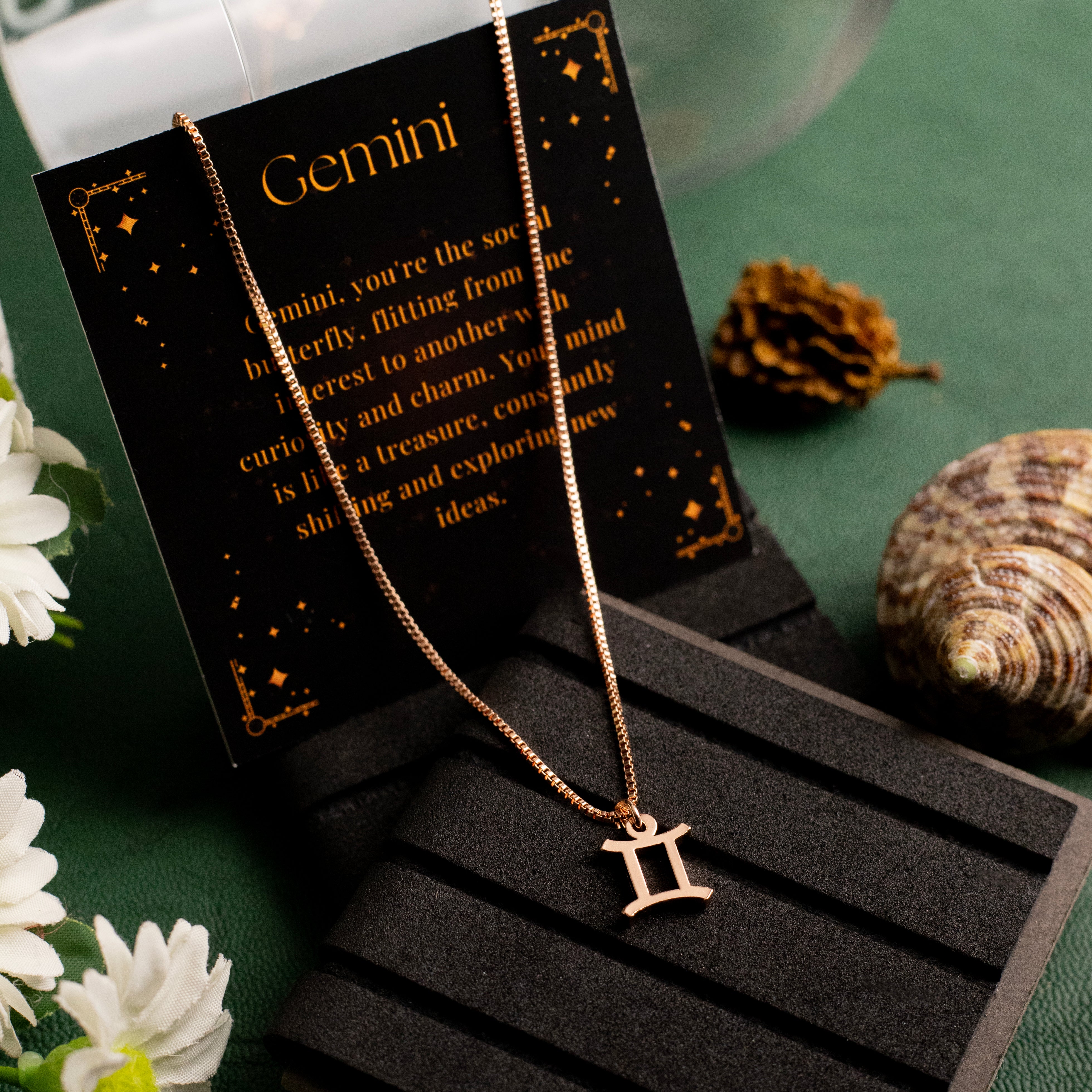 Zodiac Sign Necklace (Gemini) thumbnail 2