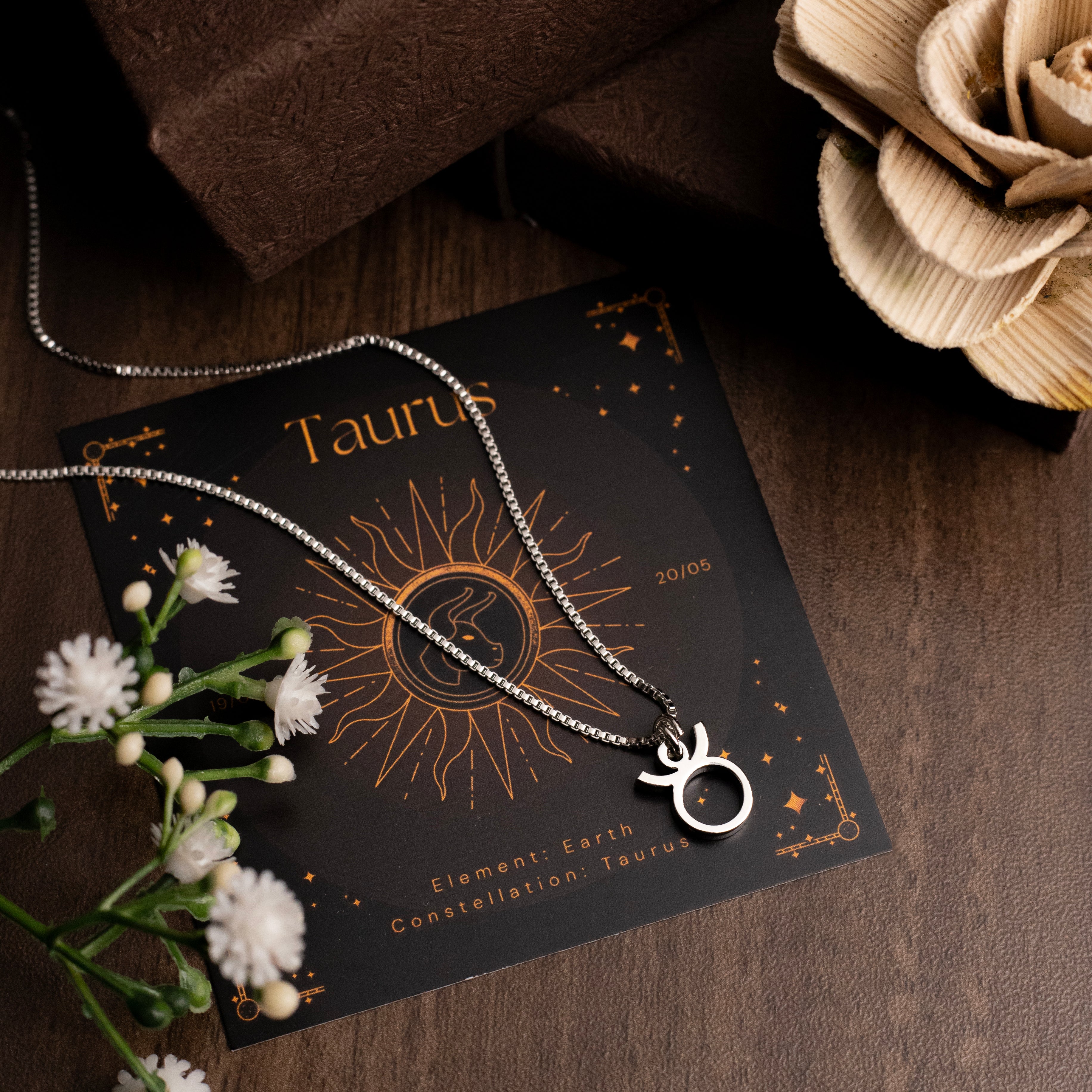 Zodiac Sign Necklace (Taurus) thumbnail 3