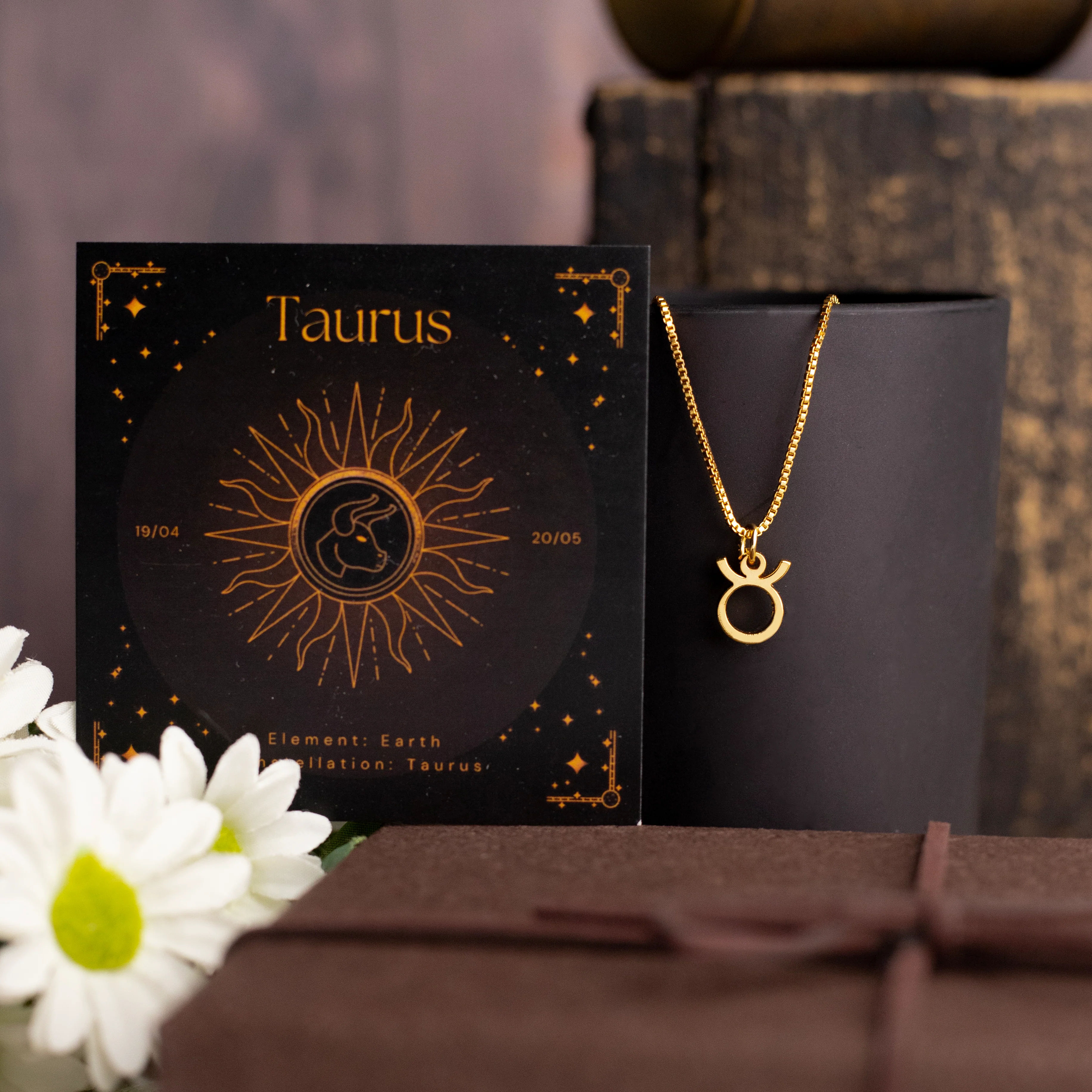 Zodiac Sign Necklace (Taurus)