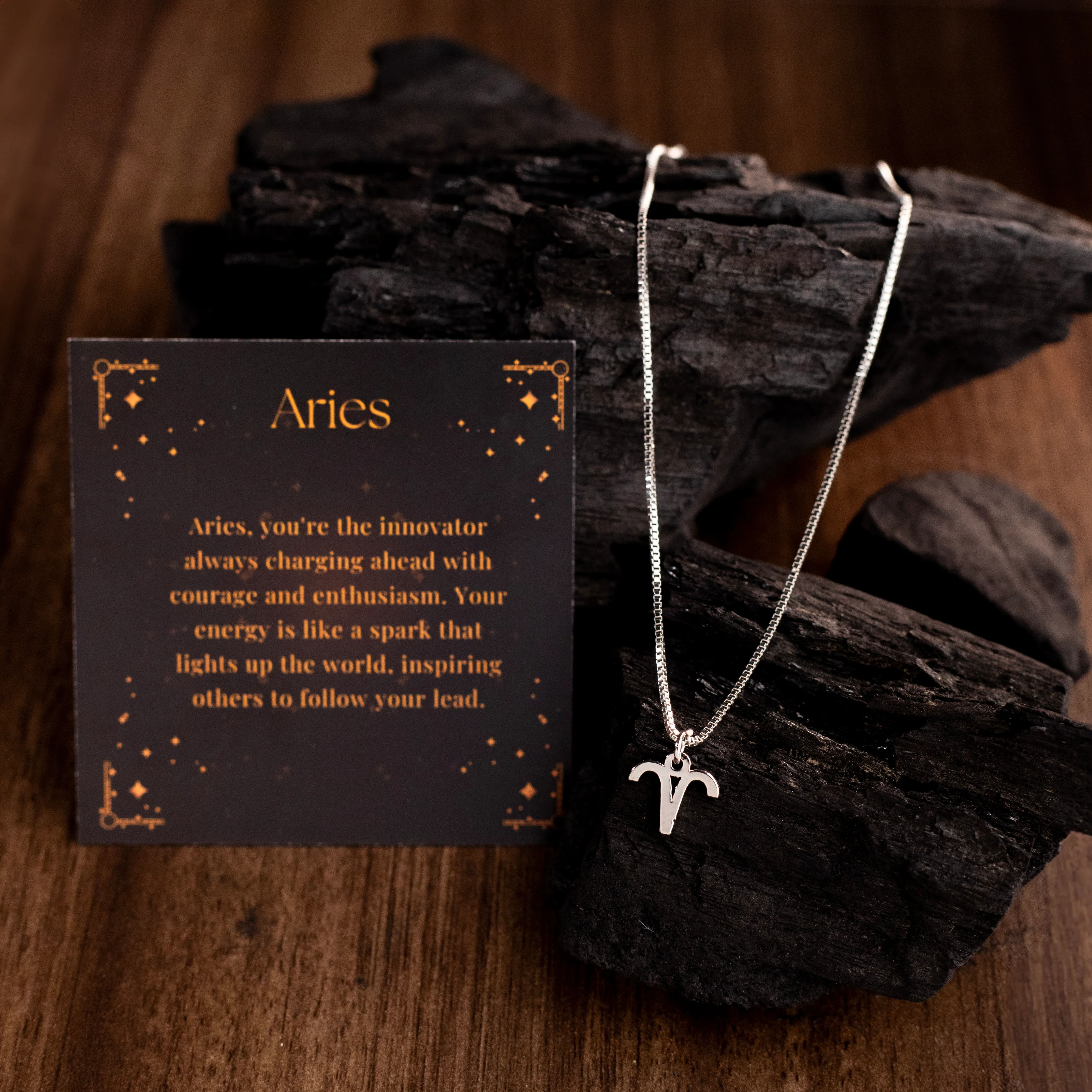 Zodiac Sign Necklace (Aries) thumbnail 3