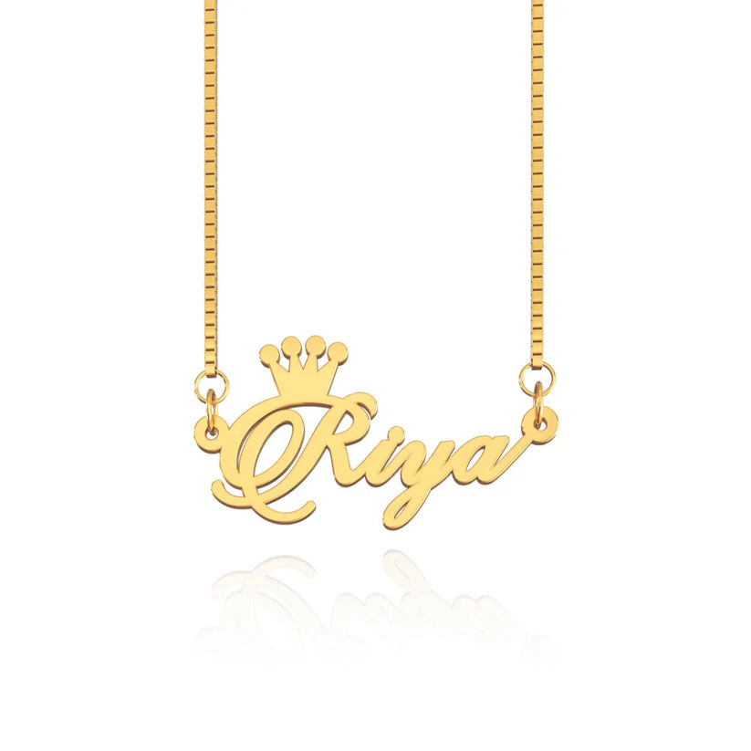 The Royal Crown Name Necklace - 3