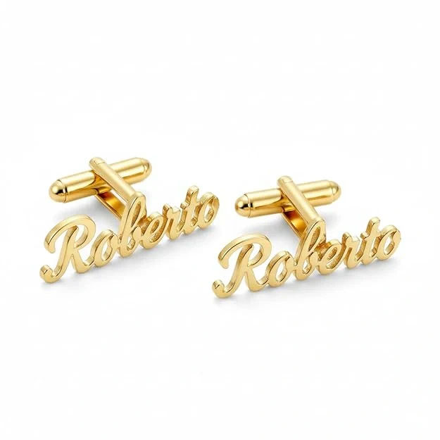 Classic Custom Name Cufflinks