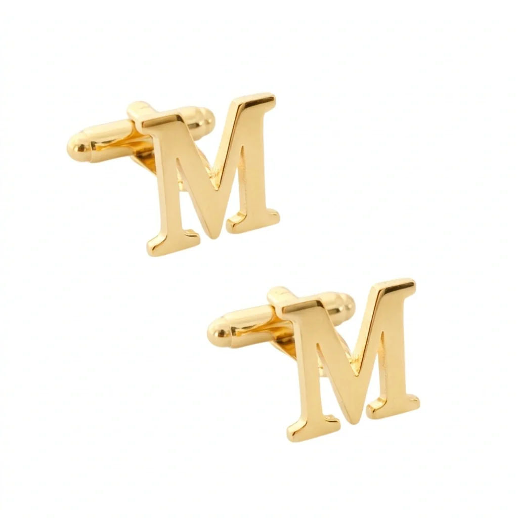 Customised Single Initial Cufflinks