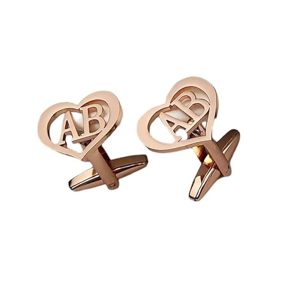 Eternal Heart Monogram Cufflinks