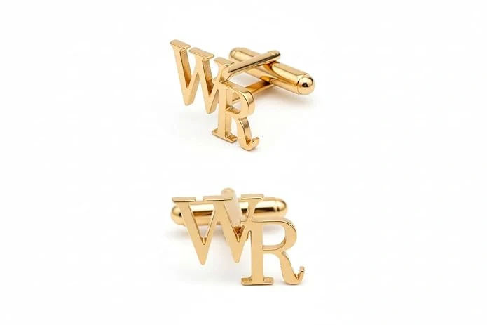 Personalised Cutout Initials Cufflinks