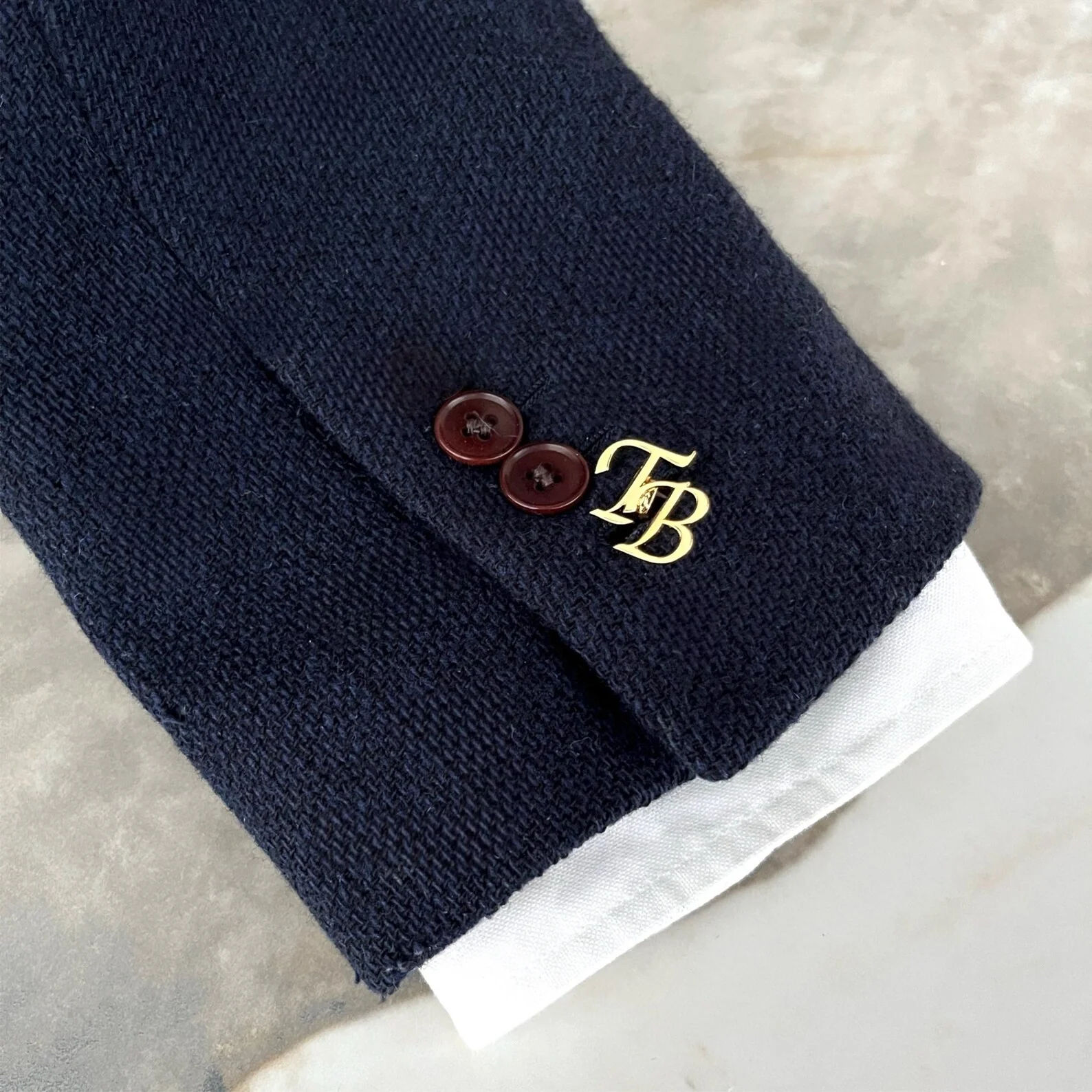 Customised Royal Initials Cufflinks, Luxury Gift Wedding Accessories for Groom - 5