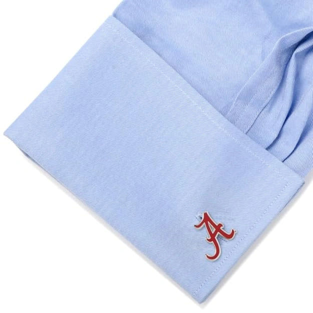 Customised Single Enamel Initial Cufflink for Men for Formal & Wedding Wear - 4