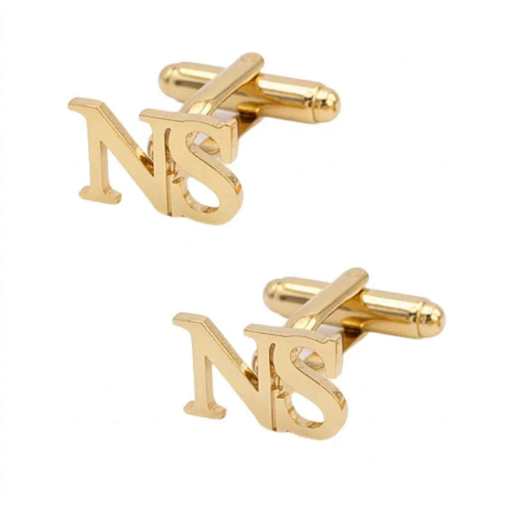 Custom Initial Letter Cufflinks