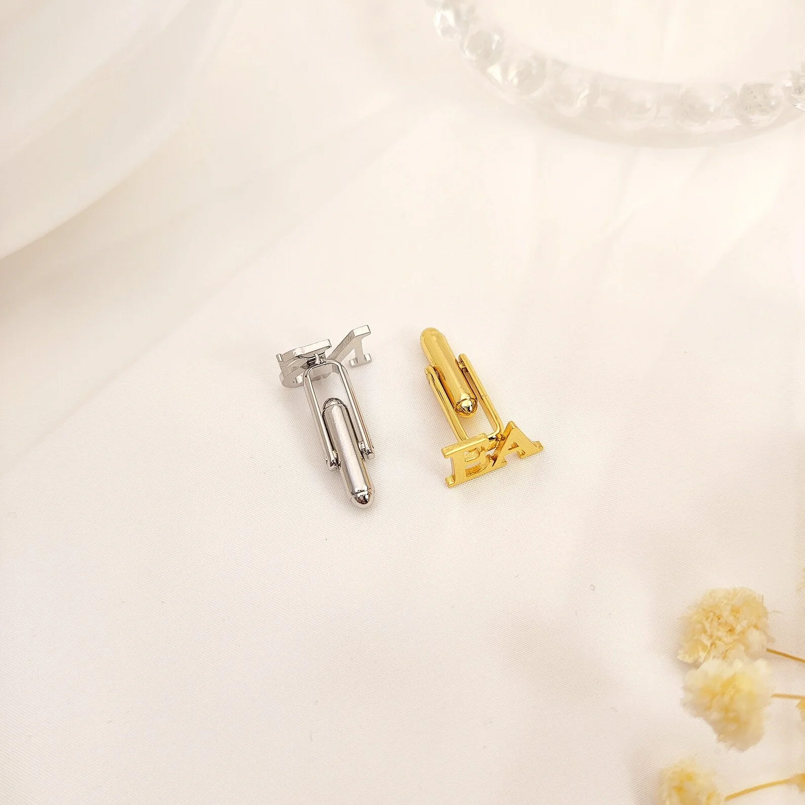 Personalised Bold Capital Alphabet Initials Cufflinks for Men - 6