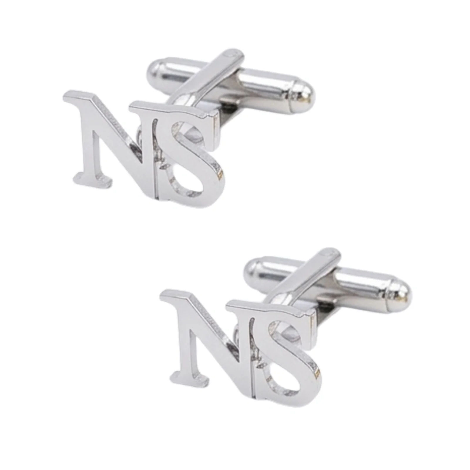 Personalised Bold Capital Alphabet Initials Cufflinks for Men - 2
