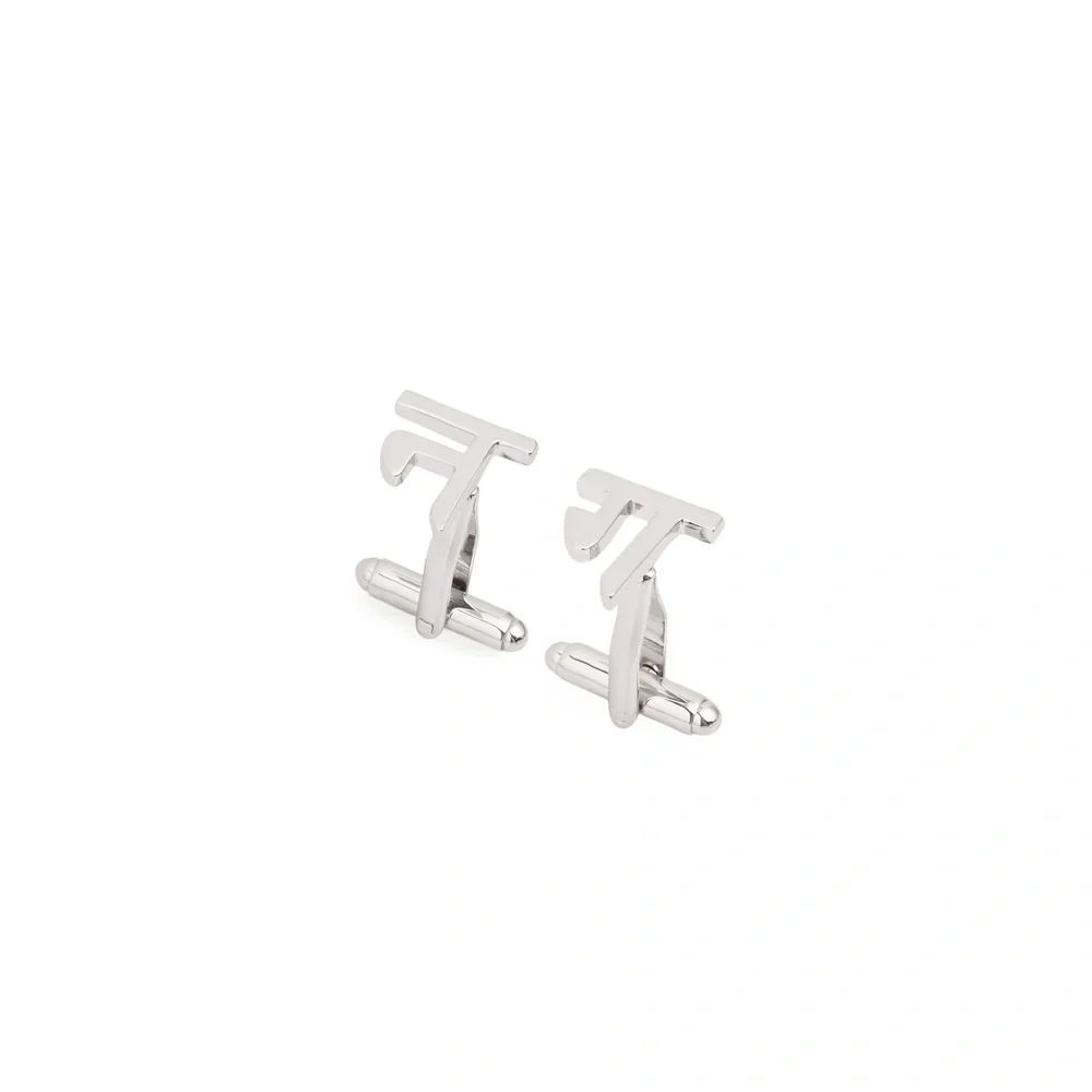 Personalised Devanagari Script Hindi Initials Cufflinks for Men Luxury Daily Wear - 2