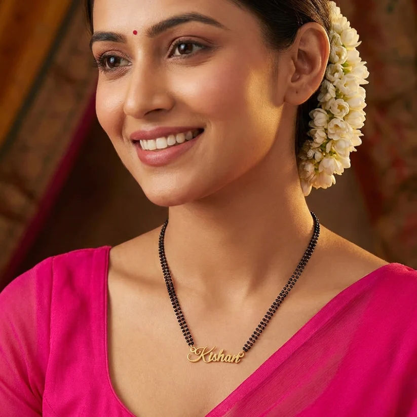 INZAVY Devoted Identity Custom Name Mangalsutra