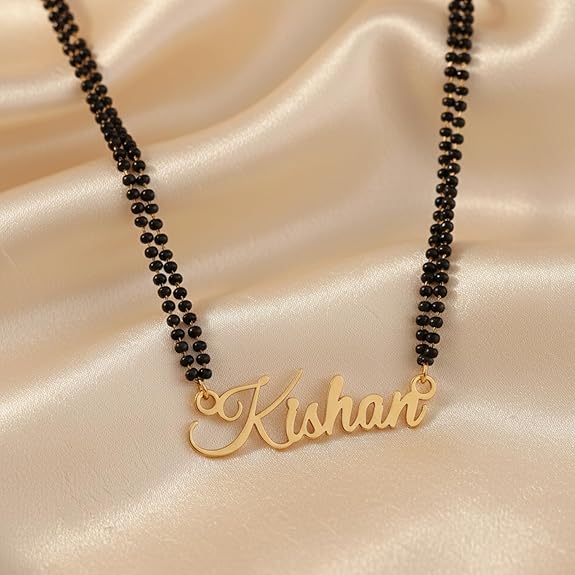 INZAVY Devoted Identity Custom Name Mangalsutra thumbnail 2