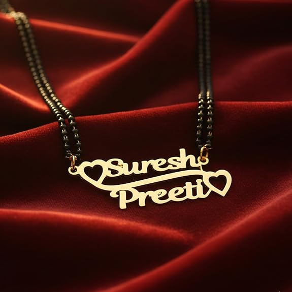 INZAVY Unified Pulse Custom Dual Name Mangalsutra thumbnail 2