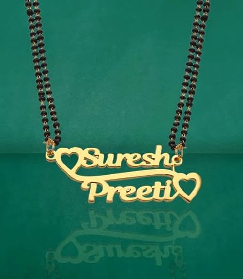 INZAVY Unified Pulse Custom Dual Name Mangalsutra thumbnail 3