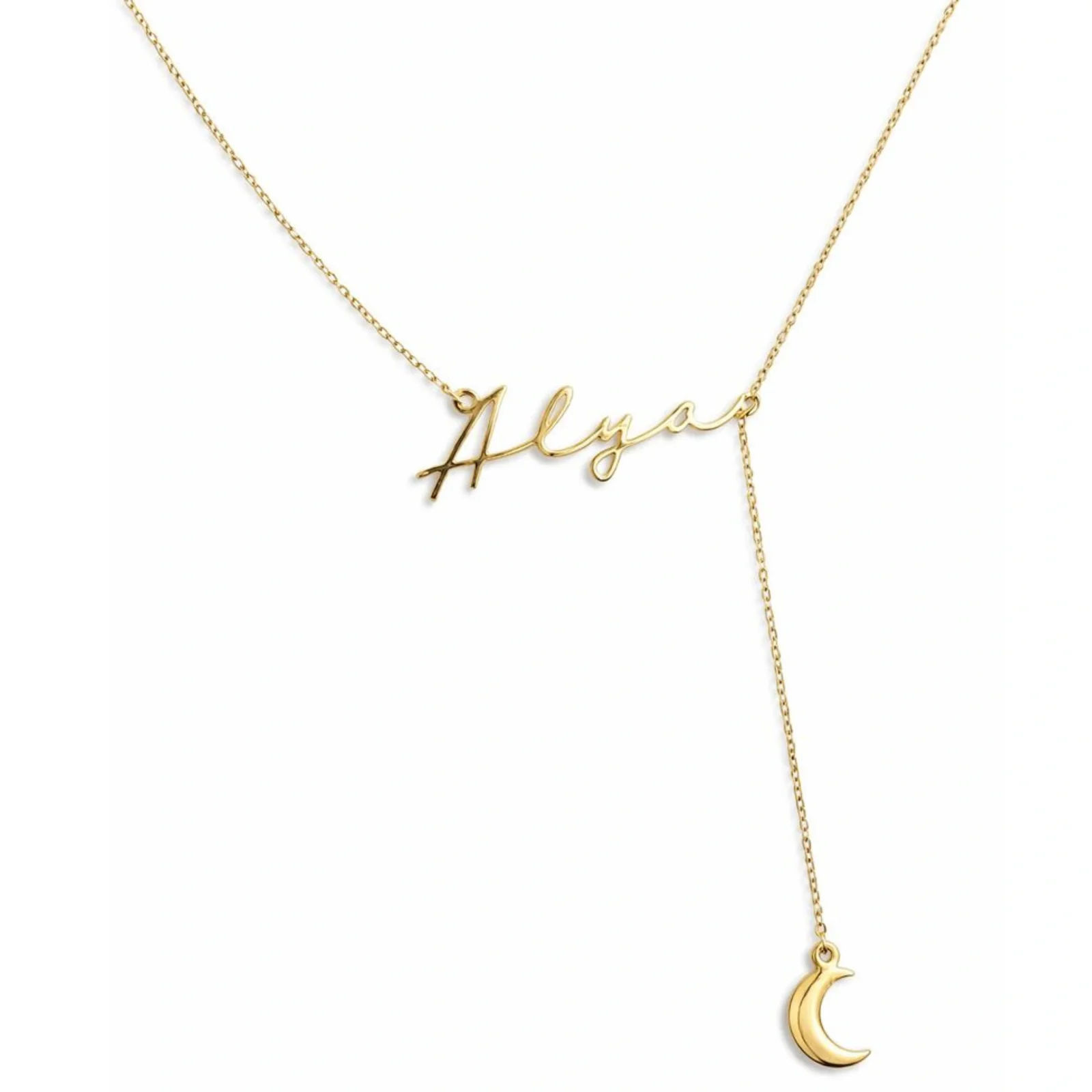 Necklace with Moon Charm