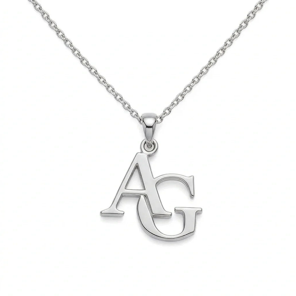 The Signature Duo Interlocking Monogram Necklace - 2