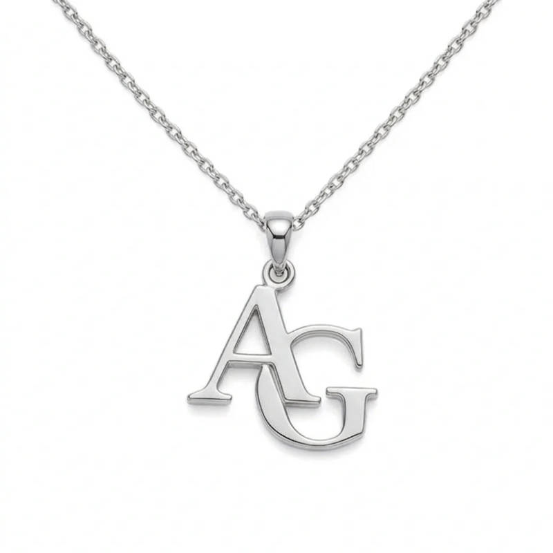 The Signature Duo Interlocking Monogram Necklace - 2