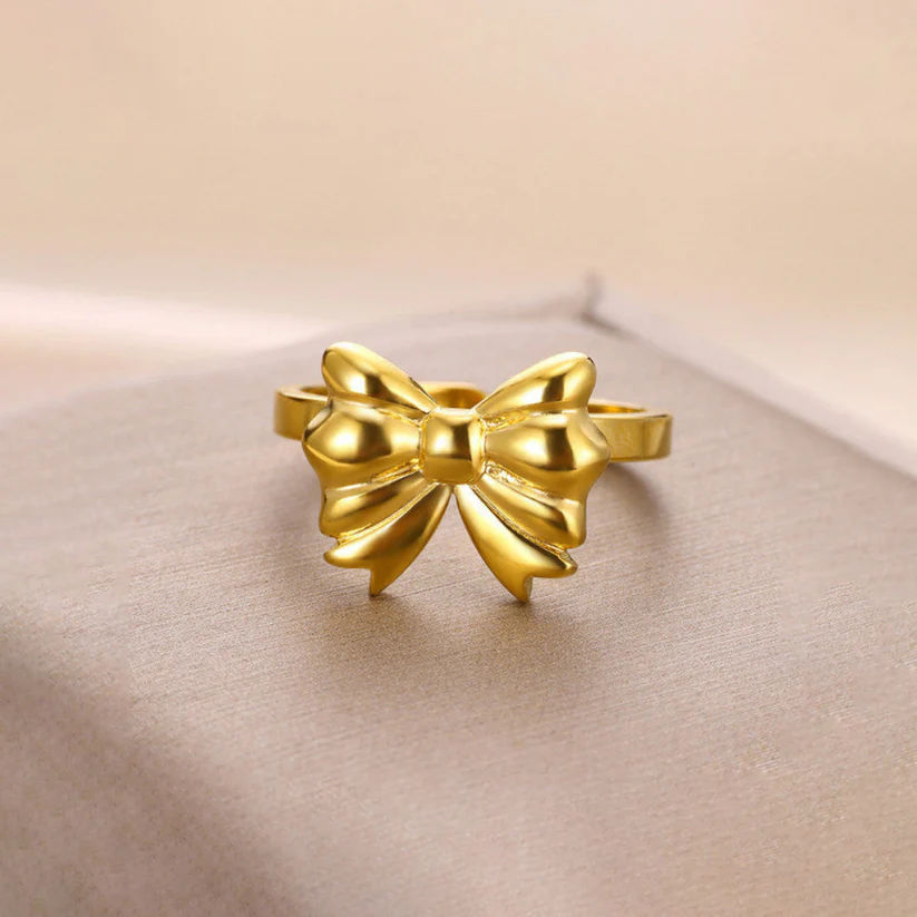 Inzavy Bow Themed Adjustable Ring thumbnail 3