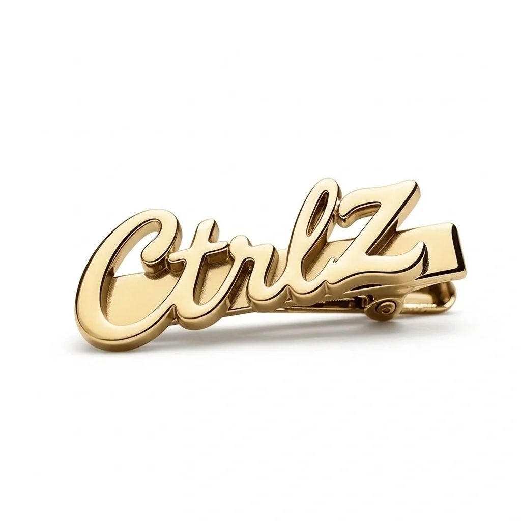 Stylish Bespoke Ctrl Z Name Tie Pin for Tech Lovers Gifting
