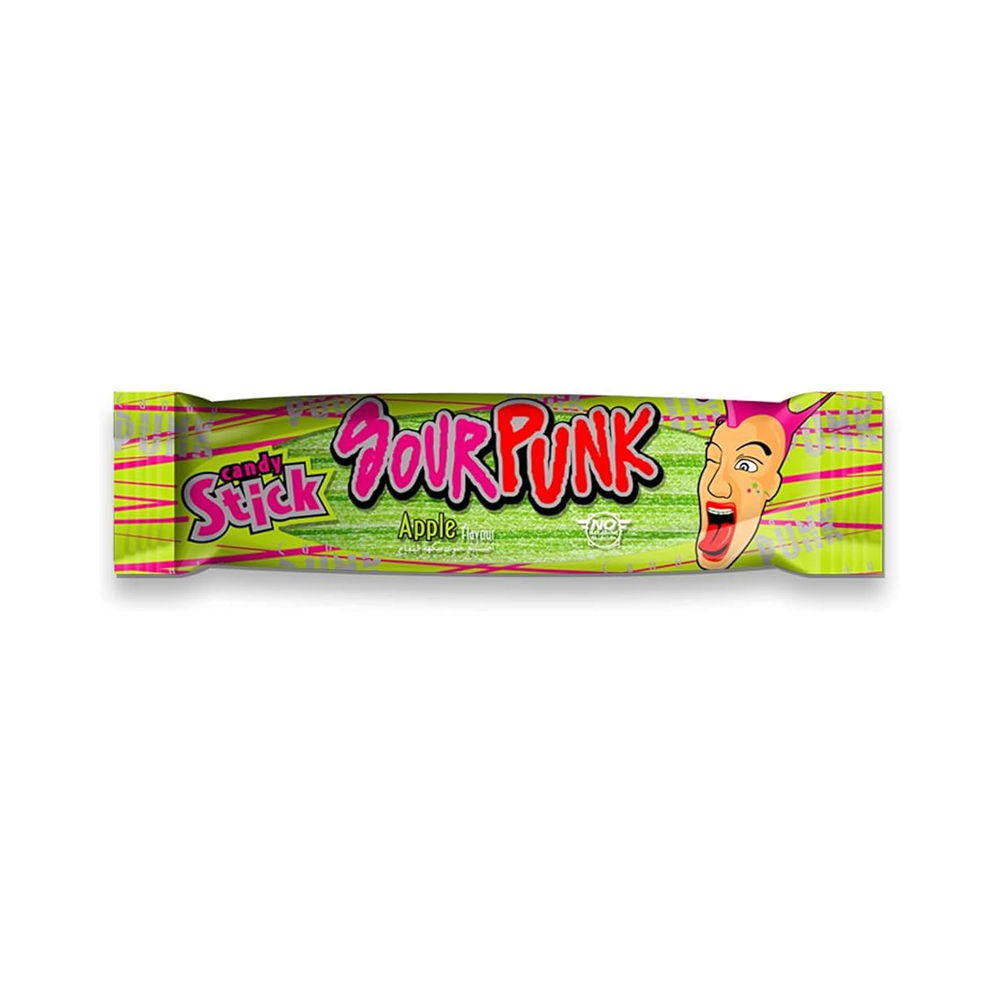 Punk Rocker Candy Sour Punk Apple Flavour Candy Stick - 40g | Buy Online on Flipteria