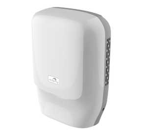 White small hand dryer with HEPA filter