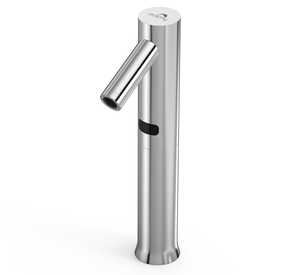 Silver chrome plated Sensor taps with infrared Sensor