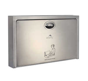 Silver matte finish baby changing station 25kgs